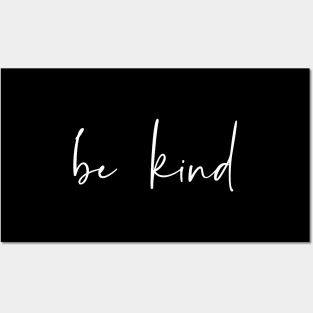 Be Kind Text Art For Positive & Good-Vibes To Spread Positivity Posters and Art